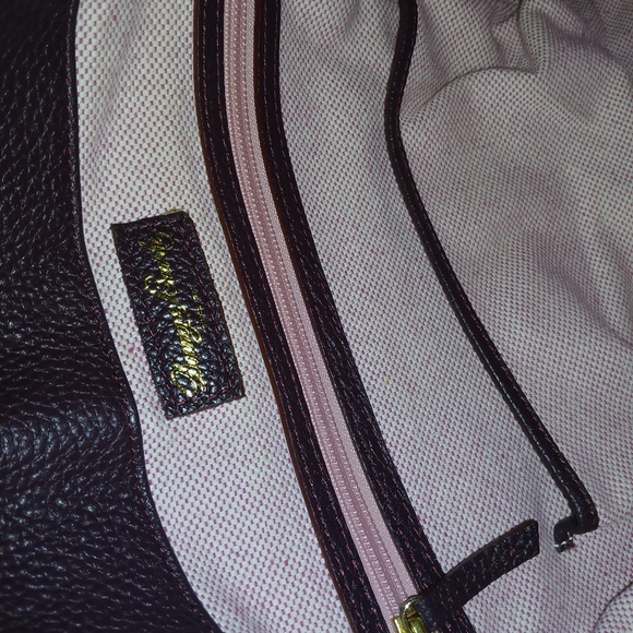 Dooney And Bourke Elegant Purple Leather Hobo Bag - Picture 11 of 16